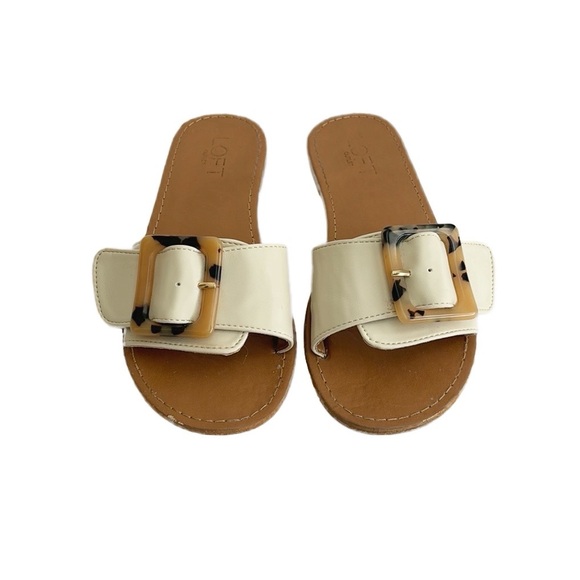 LOFT Outlet Buckle Slide Sandals - Picture 3 of 10